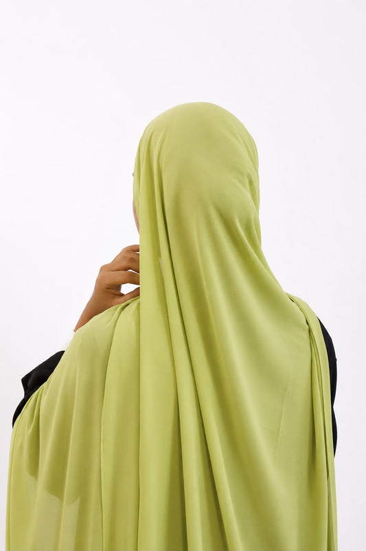 Malaysian Heavy Chiffon Apple Green