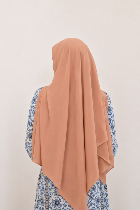 Malaysian Heavy Chiffon Apricot