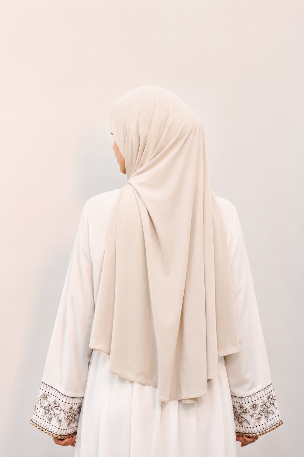 Stretchable Soft Cotton Off-White