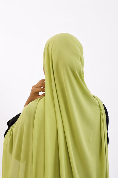 Malaysian Heavy Chiffon Apple Green