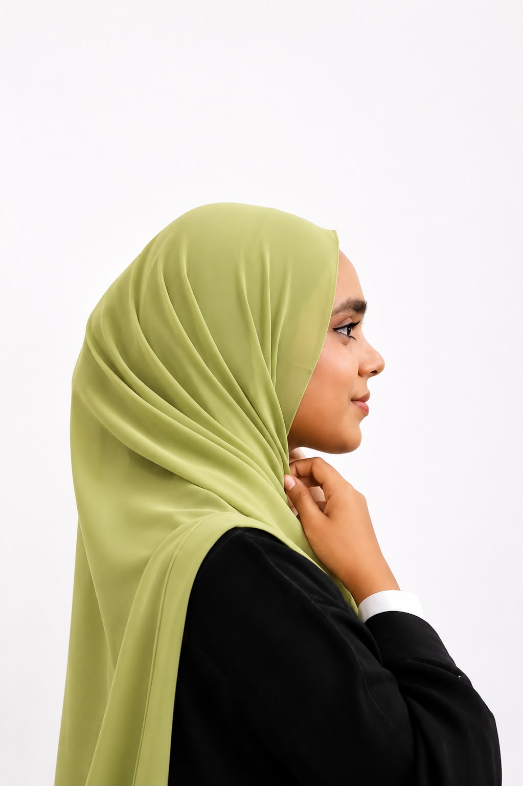 Malaysian Heavy Chiffon Apple Green
