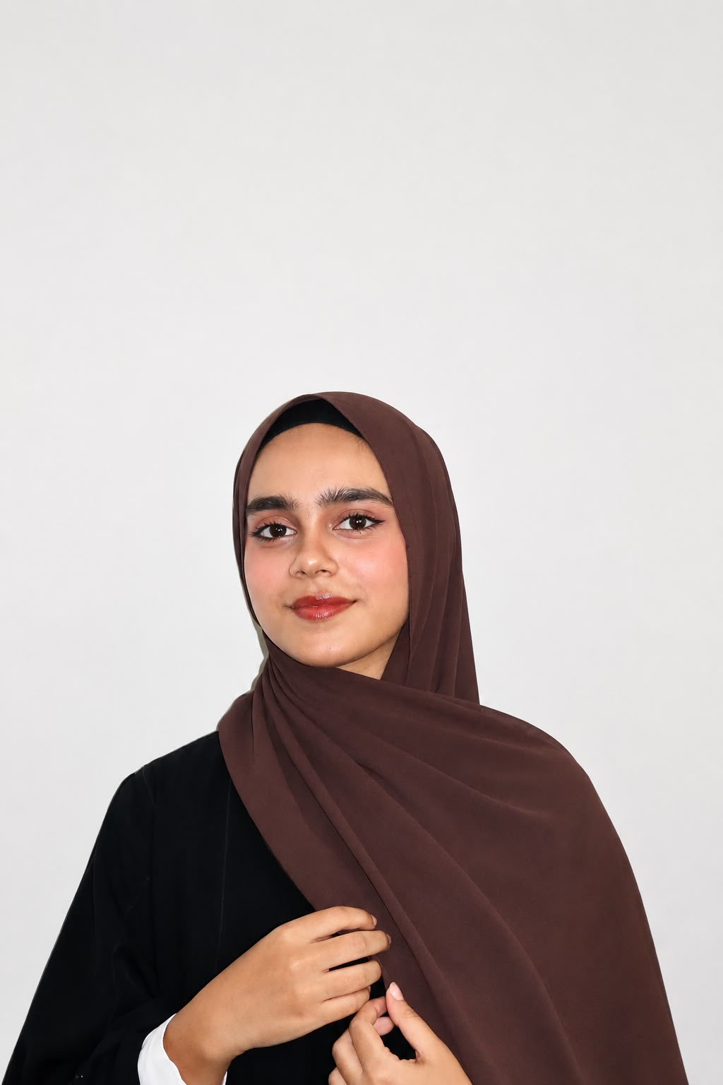 Malaysian Heavy Chiffon Brown