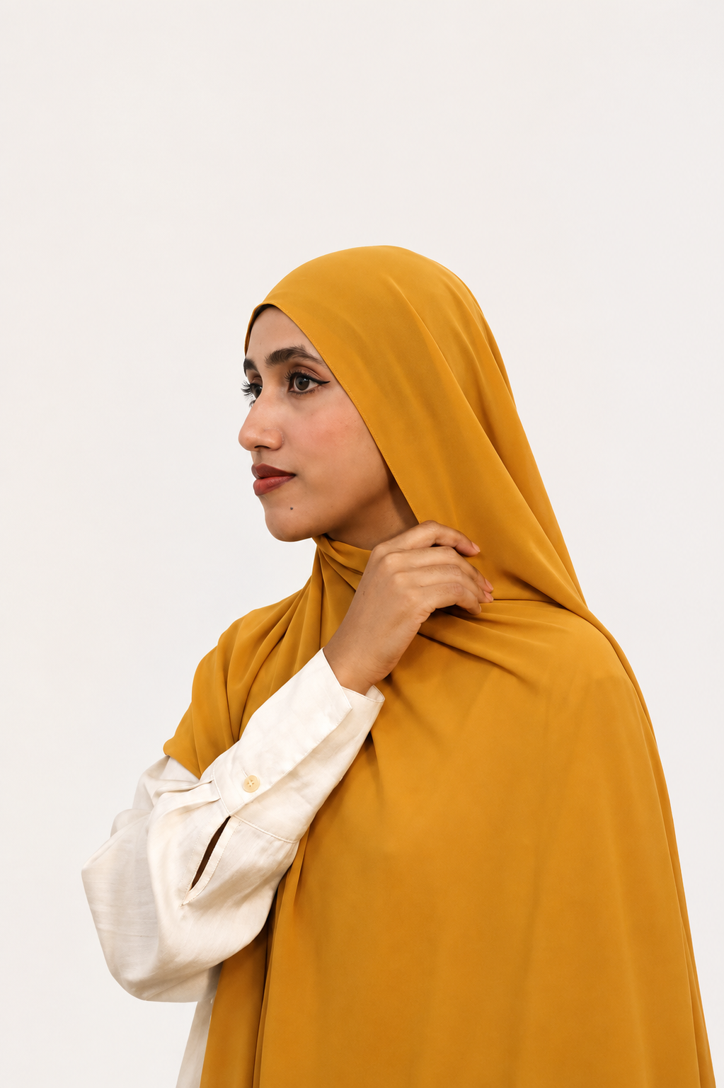 Malaysian Heavy Chiffon Mustard