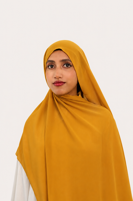Malaysian Heavy Chiffon Mustard