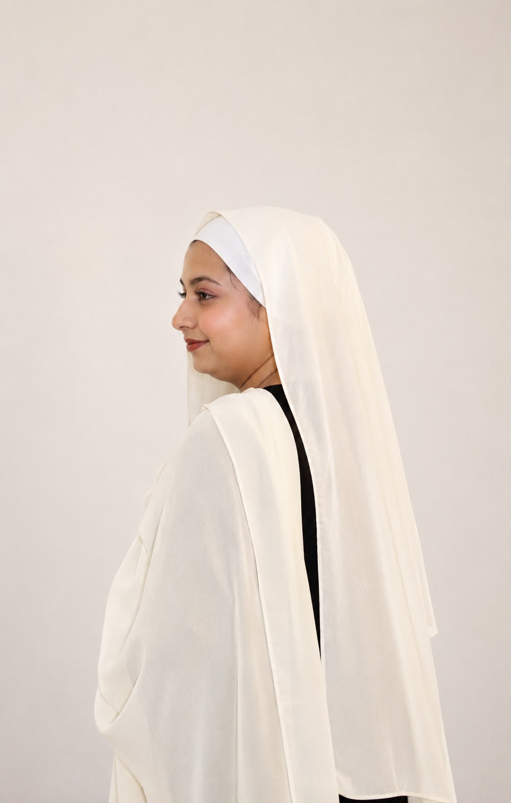 Malaysian Heavy Chiffon Off-White
