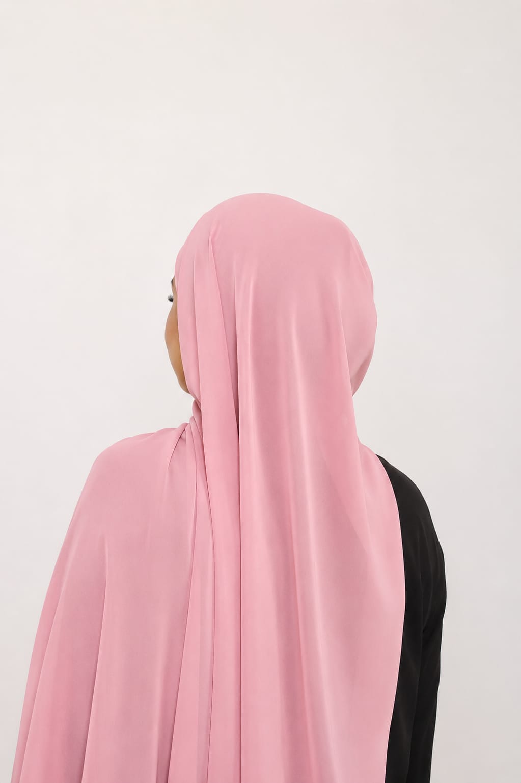 Malaysian Heavy Chiffon Rose Pink