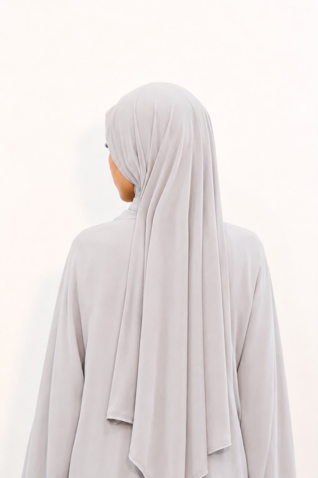 Stretchable Soft Cotton Hijab Grey
