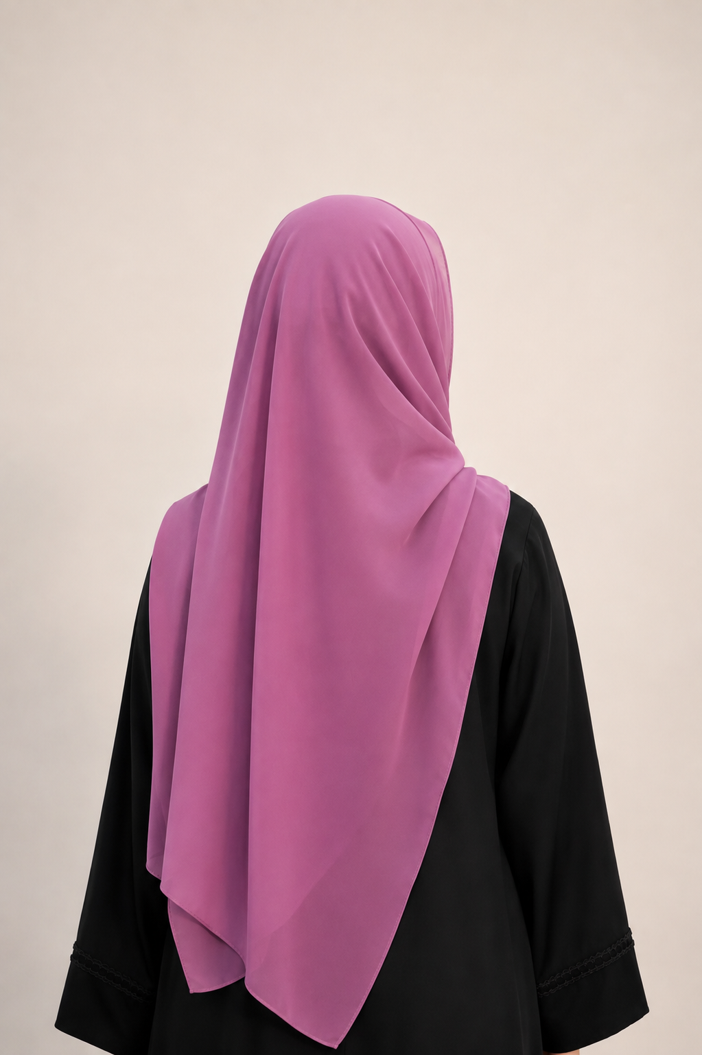 Malaysian Heavy Chiffon Dark Orchid Pink